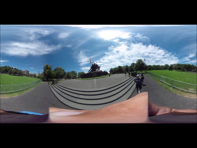 US Marine Corps War Memorial in 360 VR