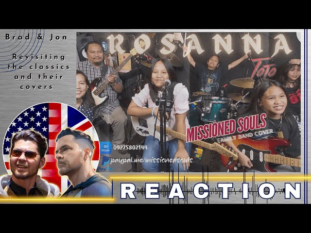 GEN X FIRST TIME HEARING | Missioned Souls | Rosanna (Toto - Family Band Cover) | REACTION