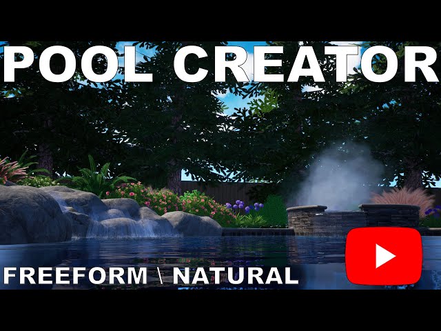 The Sullivan Pool - Pool Creator Pro 3D Model