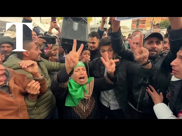 Gazans celebrate as delayed ceasefire takes effect