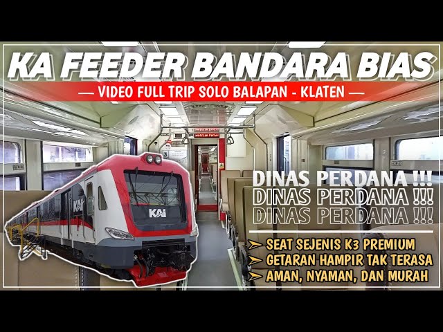 PERDANA RANGKAIAN FEEDER KCIC BERDINAS || TRIP KA 544 BANDARA BIAS