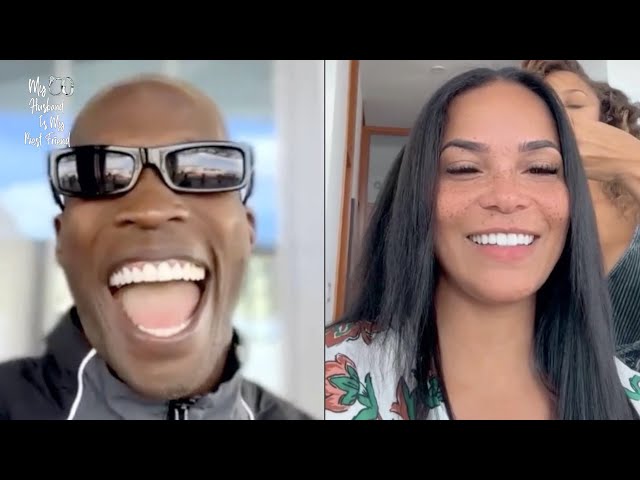 Chad Ochocinco Tries To Convince Wife Sharelle Rosado To Make A Shannon Sharpe Type Video! 😜