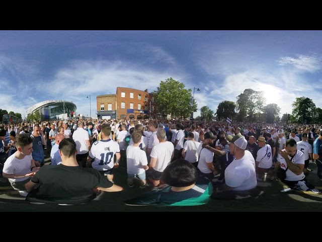 2019 Champions League final Tottenham fans pre-match