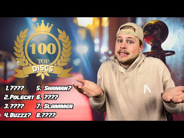 RANKING MY TOP 100 DISC GOLF DISCS OF ALL TIME! | NUMBER ONE WILL SHOCK YOU