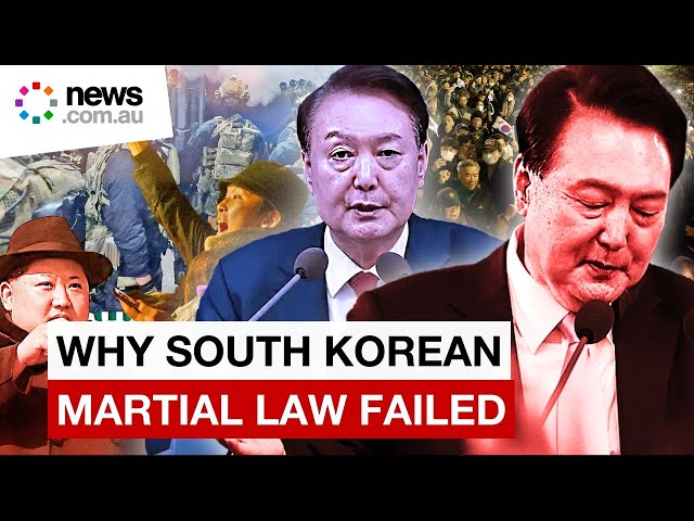 Why South Korea issued martial law and how it failed in hours