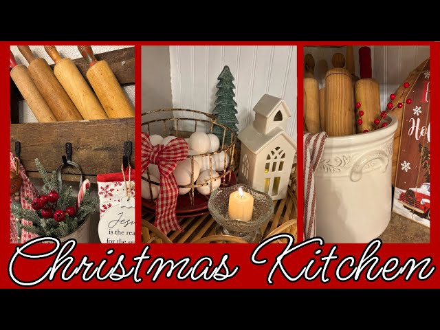 CHRISTMAS KITCHEN TOUR 2024 / COZY CHRISTMAS KITCHEN