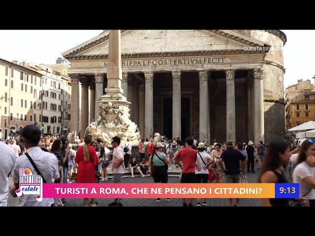 Turisti estivi nelle grandi città - UnoMattina Estate - 30/06/2023