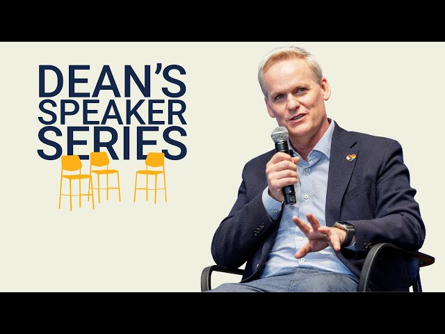 Dean's Speaker Series | Brian Gross, MBA '08 | North America COO of the Boston Consulting Group