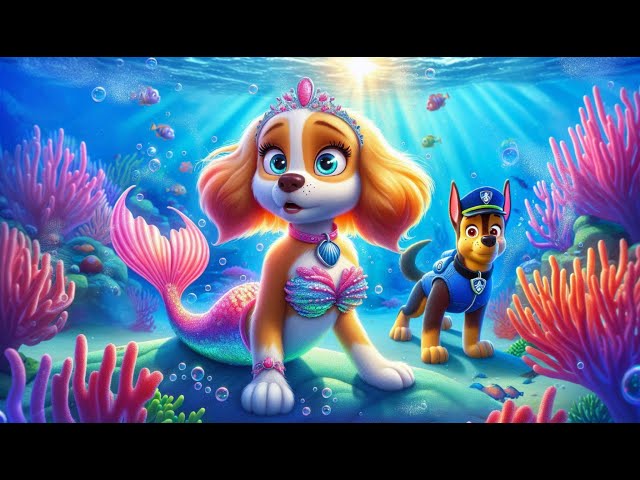 Paw Patrol Ultimate Rescue | GIANT MERMAID SKYE FALL IN LOVE?! | Very FUNNY Story | Rainbow 3