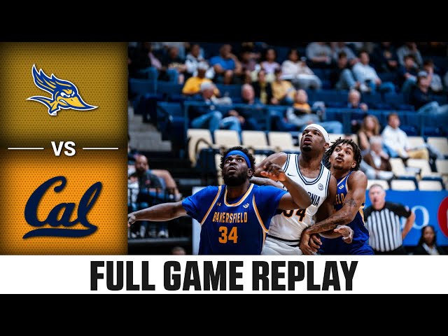 CSU Bakersfield vs. Cal Full Game Replay | 2024-25 ACC Men’s Basketball