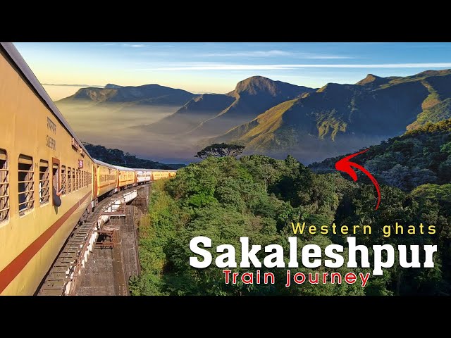 Sakleshpur Ghats Train Journey | Hubli - Mangalore | Amazing Western Ghats | Vlog 154