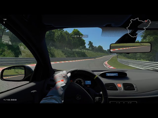 Renault Megane RS Trophy Nürburgring RECORD  7, 55