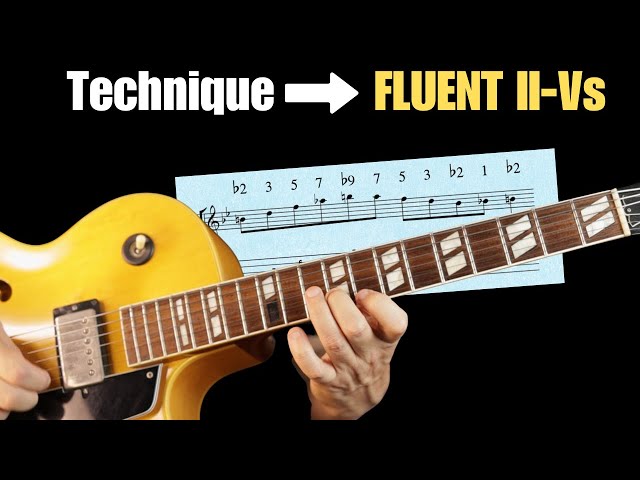 Learn these building-blocks for fluent II-V jazz solos