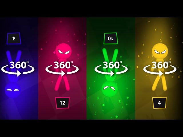 The Stickman MINIGAMES random Gameplay - Stickman Party 1 2 3 4 Player