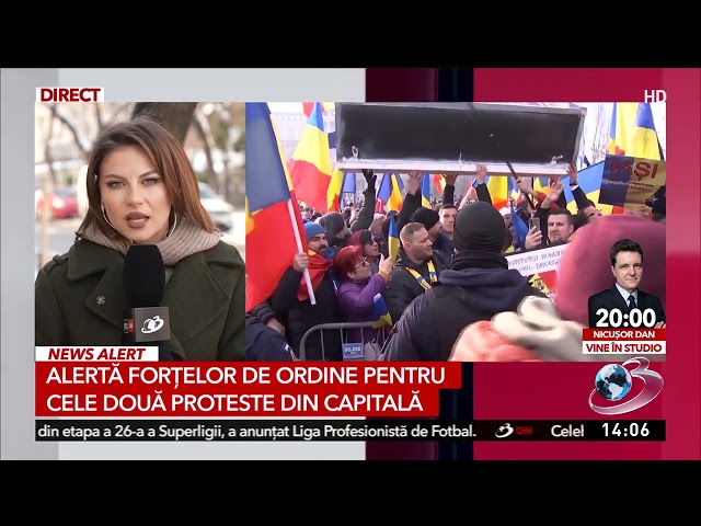 Alertă pentru forțele de ordine: două proteste anunțate în Capitală