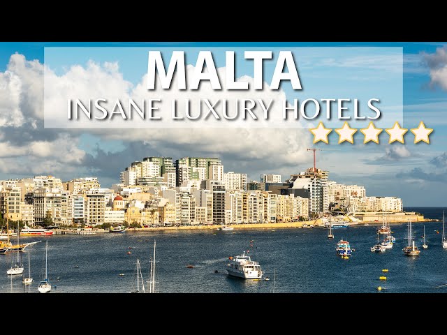 TOP 10 INSANE Luxury Hotels in MALTA 2024