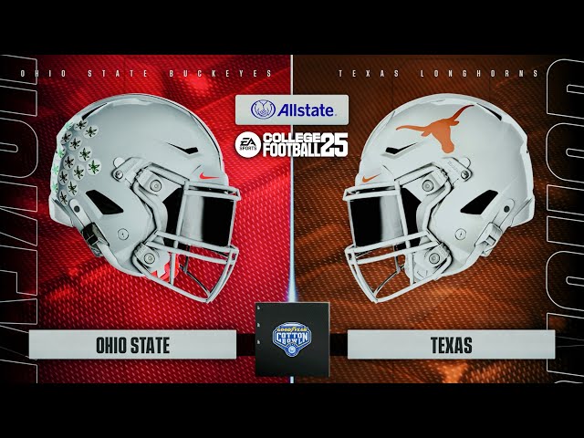 COTTON BOWL CFP | Ohio State vs Texas | College Football 25 | Full Gameplay