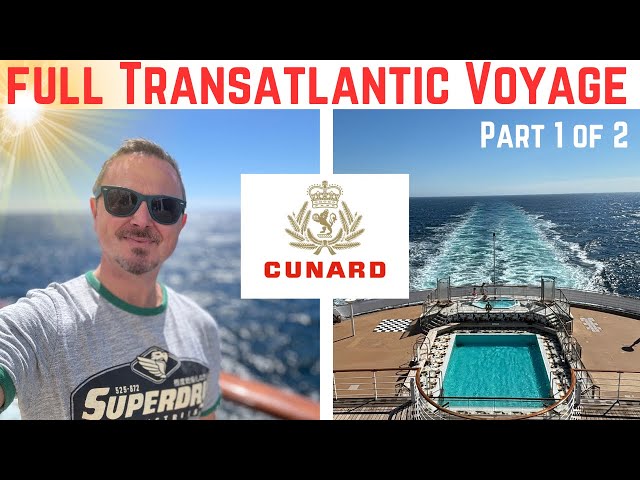 Cunard Queen Mary 2 Full Transatlantic Voyage (part 1 of 2)