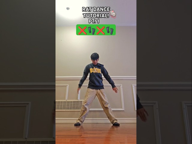 RAT DANCE TUTORIAL! PT. 1/3🔥🕺👍 #dance #typebeat #tutorial #chesstypebeat #trending #shorts  #viral