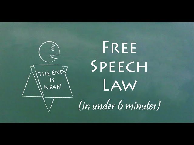 Understand Free Speech Law in 6 Minutes