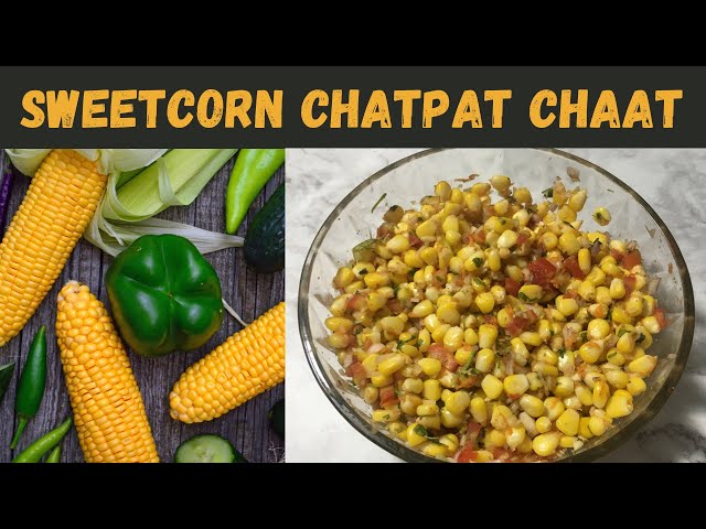 Sweet corn chaat recipe | how to make sweet corn chaat | sweet corn recipe in Kannada