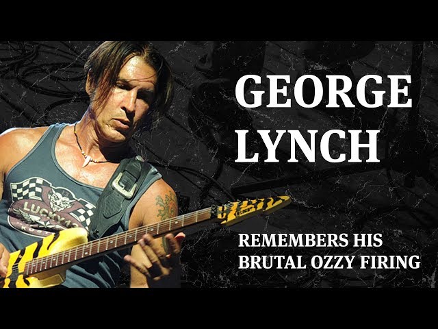 George Lynch Remembers His Brutal Ozzy Firing