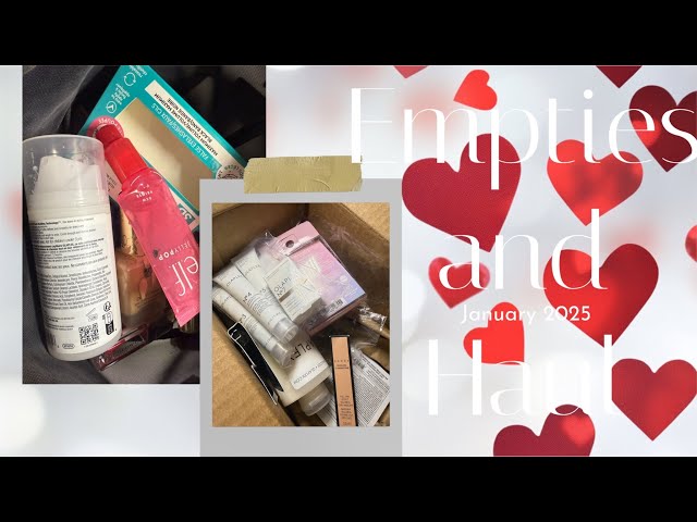 Empties and Haul Jan 2025