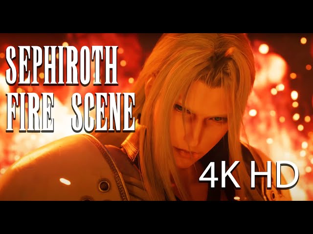 Sephiroth's Fire Scene in Nibelheim - Final Fantasy VII Rebirth (4K HD)