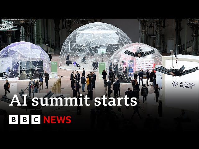 Global AI summit starts in Paris | BBC News