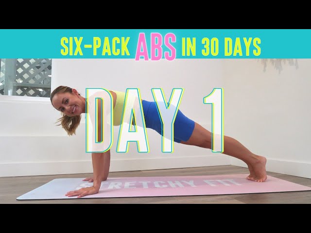 GET SIX-PACK ABS IN 30 DAYS CHALLENGE! Day 1: Higher Vibes! #StretchyFitAbs