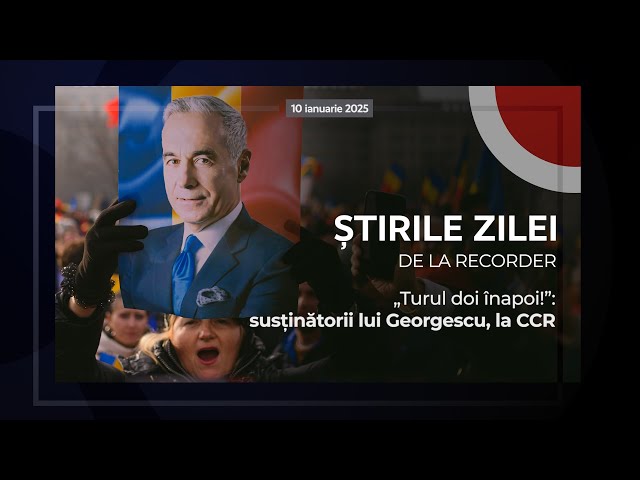 10 IANUARIE 2025. „Turul doi înapoi!”: susținătorii lui Georgescu, la CCR