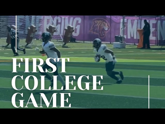 MY FIRST EVER COLLEGE FOOTBALL GAME ! (vs Edward Waters)