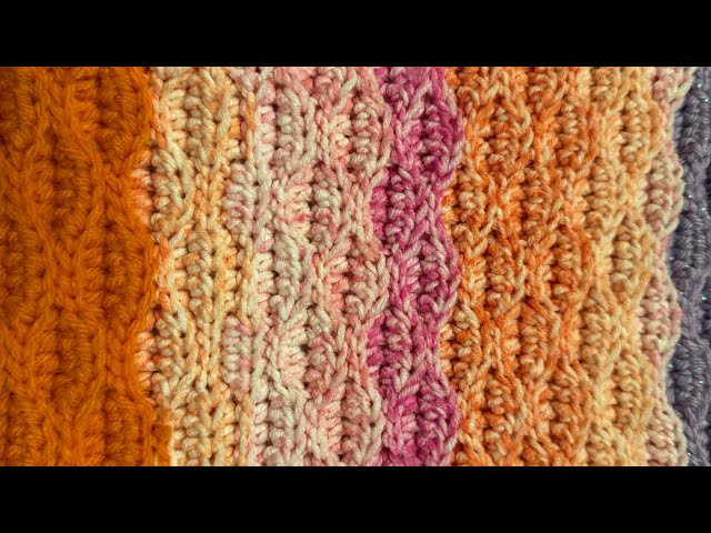 Almond Ridge Crochet stitch