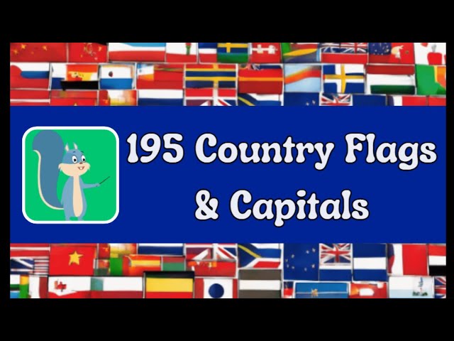 🌍 195 Country Flags and Capitals with Map and Continents 🗺️ | Ultimate Guide