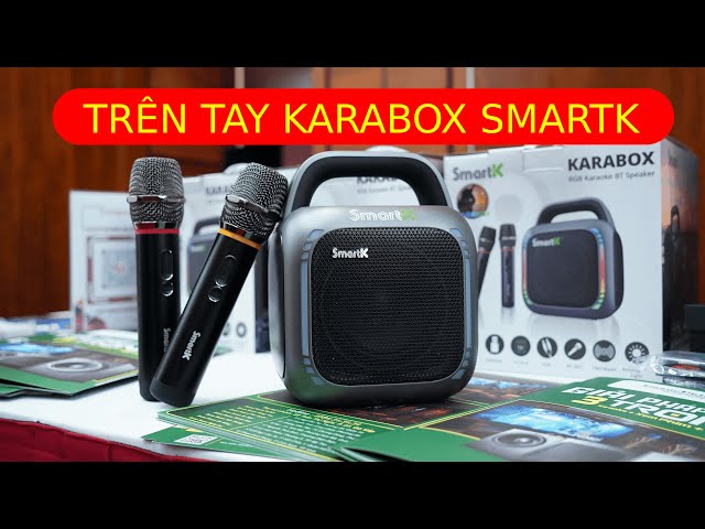 Trên tay nhanh loa Bluetooth SMARTK công suất 50W, pin 8000mAh