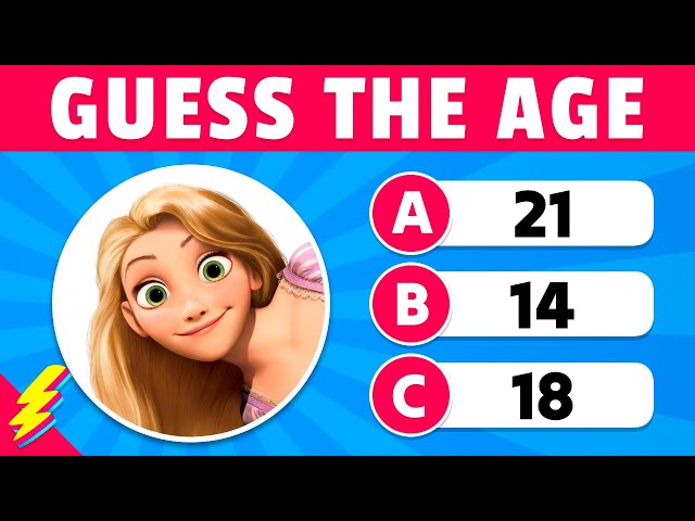 Can You Guess the Age of DISNEY Characters?