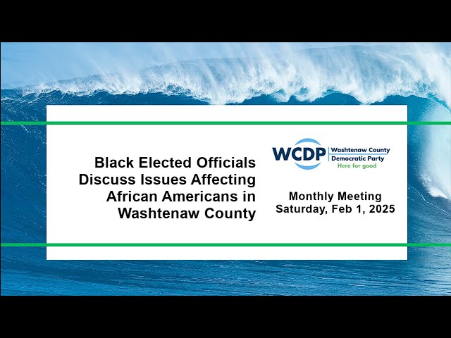 WCDP February 2025: Black Elected Officials Discuss Issues Affecting African Americans in the County