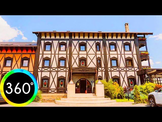 360° Video Podu cu Lanturi Hotel 4 Stars Bacau Accomodation Romania Daniel Nelu Travel Vlog 6K HD 4K