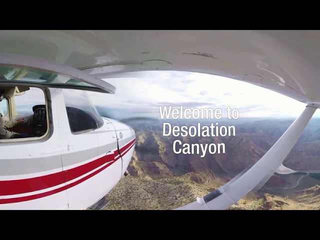 360° Flight Over Desolation Canyon - Western River Expeditions