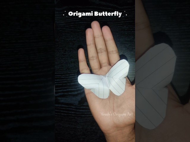 EASY PAPER BUTTERFLY ORIGAMI TUTORIAL l HOW TO MAKE PAPER BUTTERFLY ORIGAMI l PAPER CRAFT ART