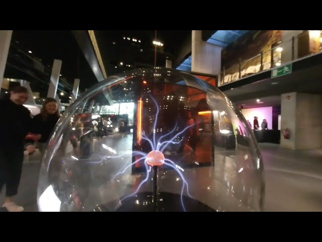 Insane 3d electricity tesla style effect! #vr180 stereoscopic 3d