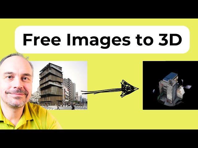 Convert images to 3D with a free AI tool for Architecture !