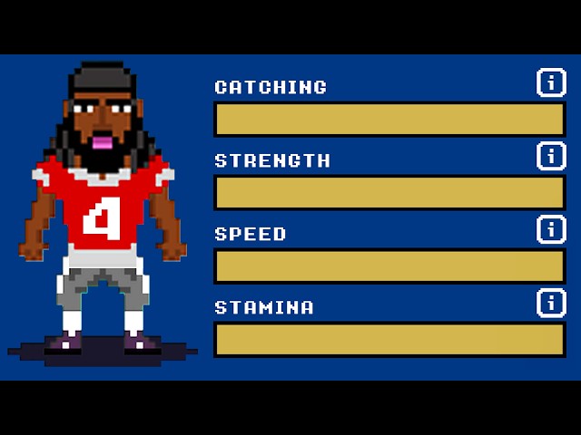 The BEST WR Possible On Retro Bowl College (MAX STATS)