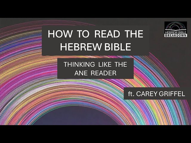 How to Read the Hebrew Bible