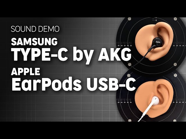 Samsung Type-C by AKG vs Apple EarPods USB-C | Sound Demo