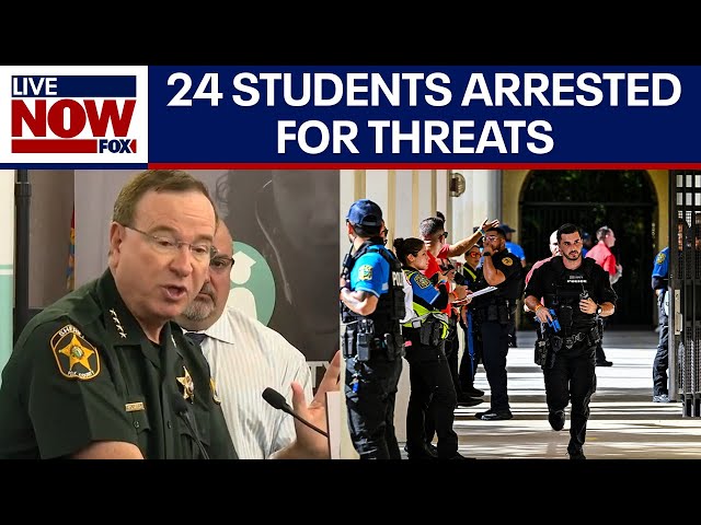 Sheriff Grady Judd: 24 students arrested in 28 days for Florida school threats | LiveNOW from FOX