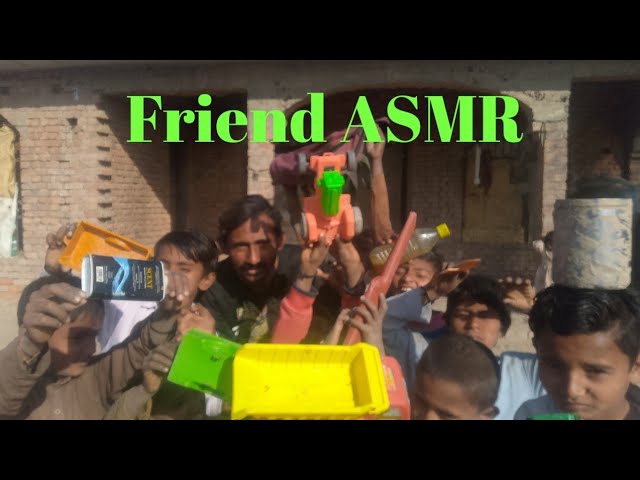 ASMR with My Children Friend in village 😛😃