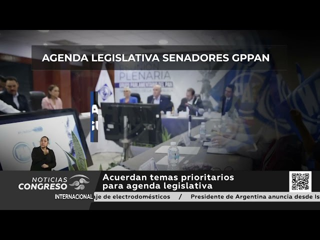 Agenda Legislativa Senadores GPPAN