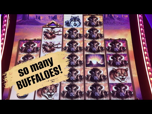 🔥EPIC BUFFALO Stampede!! 🌬🌬🌬Playing to a BONUS on BUFFALO ASCENSION Slot Machine Pays Off BIG TIME 🔥