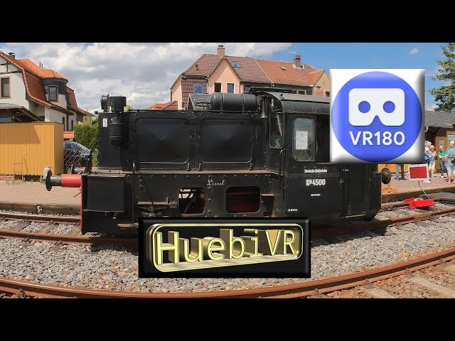 locomotive ride uncut Winbergbahn Gittersee 8K VR180